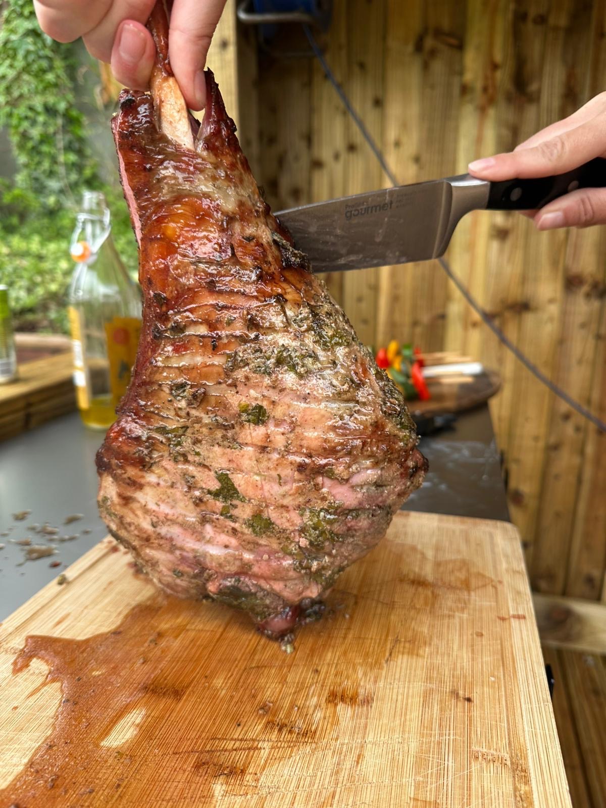 Easter Lamb on the Ugly Drum Smoker